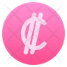 icon for costa rica colon