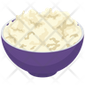 cottage cheese bowl icon png