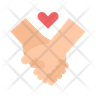 icon for hands holding heart