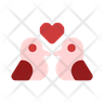 couple bird icon