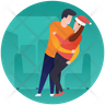 couple pose icon png