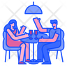 couple lunch icon png