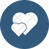couple heart logos