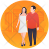 couple dating icon png
