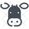 cow face icon png