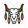 free cow skull icons