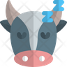 cow sleeping icon png