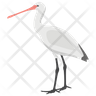 icons for crane bird