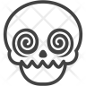 spiral eyes emoji icon svg