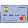 icons of mobile credit card