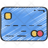 free debit card scan icons