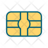 credit card chip icon