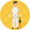 cricket player symbol