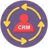customer relation management icons