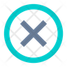 icon cross circle