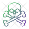 icon pirate skeleton