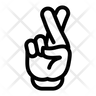 fingers crossed symbol