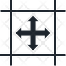 crosshair half symbol