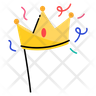 birthday crown icon svg