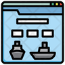 cruise booking icon download