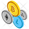 crypto-currency icon svg