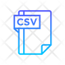 csv folder icon