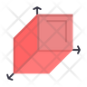 free cuboid box icons