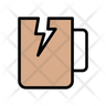 icon for cup broken