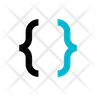 curly brackets icon png