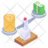 icon for currency comparison