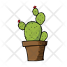 icons of cute cactus