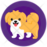 cute puppy icon