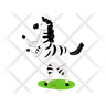icon for cute zebra