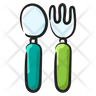 icons for baby fork
