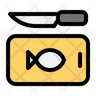 icon for cutting fish