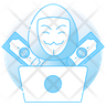 cyber crime law icons