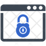 cyber lock icon