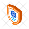 robot shield icon png