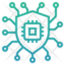 cyber shield icon png