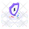 icons for digital secure network