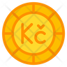 czech currency logos