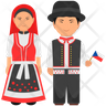 icons for czech couple