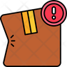 damaged package icon download