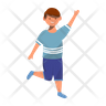 icon dancing boy