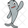 dancing fish icon png