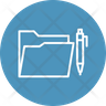 study folder symbol