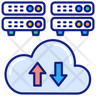 cloud data migration icon svg