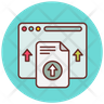 icon for data upload