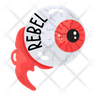icon for bloody eyeball