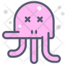 dead octopus icon svg